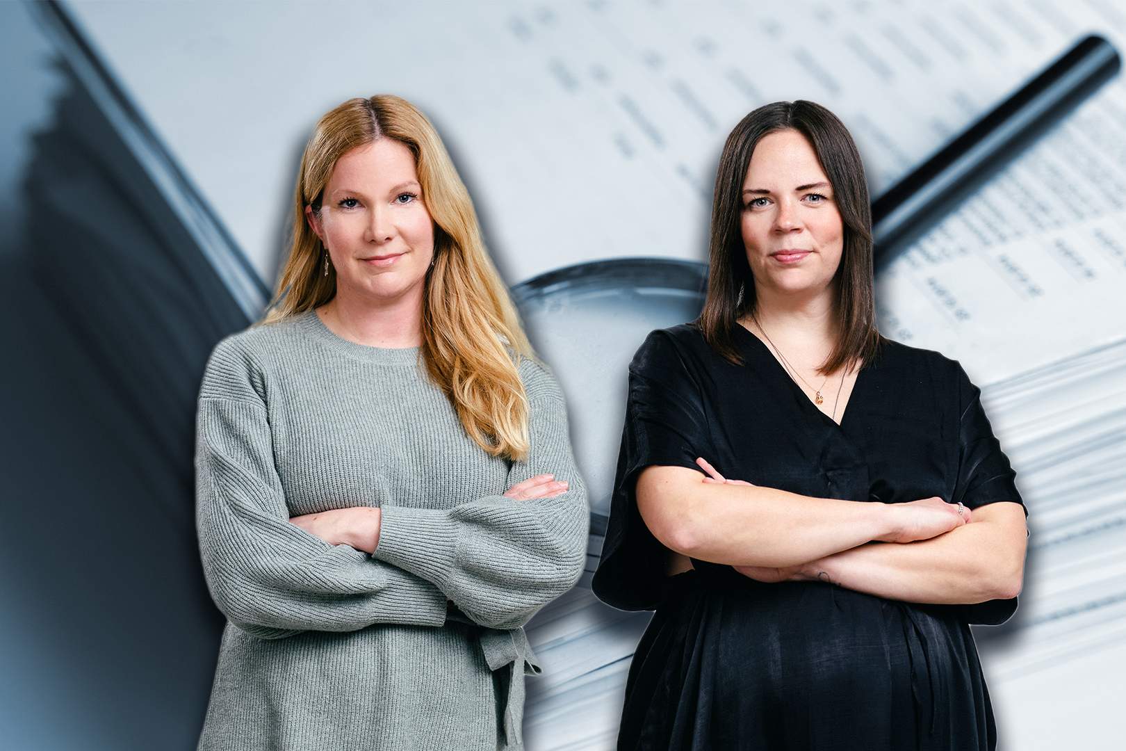 Malin Gavelin och Anna Sofia Dahl, Sjukhusläkaren.